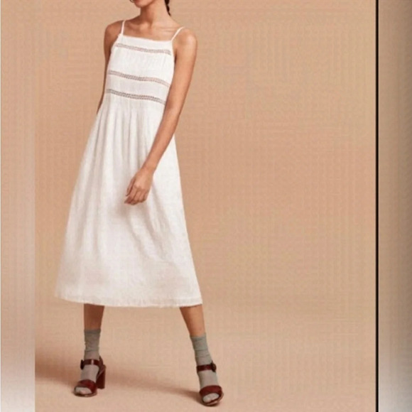 Aritzia Dresses & Skirts - Aritzia Wilfred Blue Honoree Tie Front  Midi Dress S